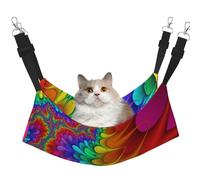 InOmak Couleur vive,Hamac Suspendu pour Chat, lit Suspendu Doux Double Face pour Petits Chiens,L