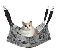 InOmak Cristal de Style Texture Diamant,Hamac Suspendu pour Chat, lit Suspendu Doux Double Face pour Petits Chiens,L