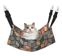 InOmak Cubes de béton et de cuivre,Hamac Suspendu pour Chat, lit Suspendu Doux Double Face pour Petits Chiens,L