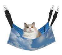 InOmak Deux Dauphins,Hamac Suspendu pour Chat, lit Suspendu Doux Double Face pour Petits Chiens,M