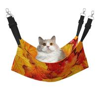 InOmak Feuilles d'érable,Hamac Suspendu pour Chat, lit Suspendu Doux Double Face pour Petits Chiens,L