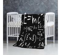 InOmak Formule Physique Loi E=Mc2,Couverture Douce et Chaude en Flanelle Anti-Boulochage 76 x 127 cm