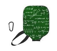 InOmak Formules et équations mathématiques, Housse de Raquette de Pickleball - Étui Compatible avec Toutes Les Formes et Tailles de Raquettes