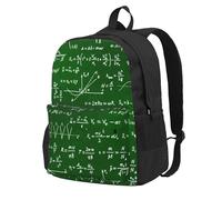 InOmak Formules et équations mathématiques,Sac à dos à poches, sac à dos décontracté, sac d'école résistant à l'eau pour les voyages, la randonnée ou le camping