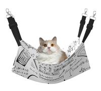 InOmak Geek en mathématiques et géométrie,Hamac Suspendu pour Chat, lit Suspendu Doux Double Face pour Petits Chiens,L