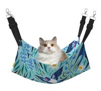 InOmak Hirondelles Volantes Fleurs de Printemps,Hamac Suspendu pour Chat, lit Suspendu Doux Double Face pour Petits Chiens,M
