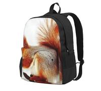 InOmak Images d'écureuils imprimées,Sac à dos à poches, sac à dos décontracté, sac d'école résistant à l'eau pour les voyages, la randonnée ou le camping