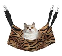 InOmak Imprimé Tigre,Hamac Suspendu pour Chat, lit Suspendu Doux Double Face pour Petits Chiens,M