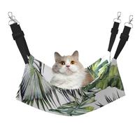 InOmak Jardin Tropical,Hamac Suspendu pour Chat, lit Suspendu Doux Double Face pour Petits Chiens,L