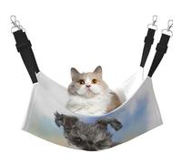InOmak Joli imprimé Mini Schnauzer,Hamac Suspendu pour Chat, lit Suspendu Doux Double Face pour Petits Chiens,M