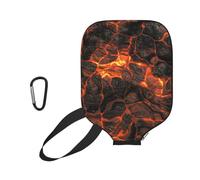 InOmak Lave volcanique, Housse de Raquette de Pickleball - Étui Compatible avec Toutes Les Formes et Tailles de Raquettes
