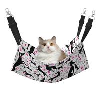 InOmak Lévriers et cœur de Patte,Hamac Suspendu pour Chat, lit Suspendu Doux Double Face pour Petits Chiens,L