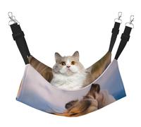 InOmak Magnifique Colley à Poil Long,Hamac Suspendu pour Chat, lit Suspendu Doux Double Face pour Petits Chiens,M