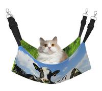 InOmak Manger des Vaches dans Les pâturages d'été,Hamac Suspendu pour Chat, lit Suspendu Doux Double Face pour Petits Chiens,L