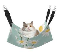 InOmak Marguerite Fleur luxuriante Floral,Hamac Suspendu pour Chat, lit Suspendu Doux Double Face pour Petits Chiens,L