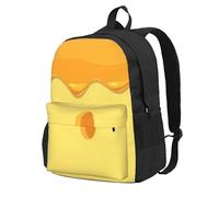 InOmak Modèle alimentaire de pâtes au fromage,Sac à dos à poches, sac à dos décontracté, sac d'école résistant à l'eau pour les voyages, la randonnée ou le camping