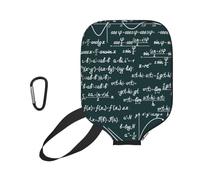 InOmak Modèle de formules mathématiques manuscrites, Housse de Raquette de Pickleball - Étui Compatible avec Toutes Les Formes et Tailles de Raquettes