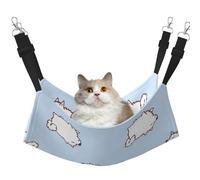 InOmak Modèle de Marche de Chiens Samoyèdes Mignons,Hamac Suspendu pour Chat, lit Suspendu Doux Double Face pour Petits Chiens,M