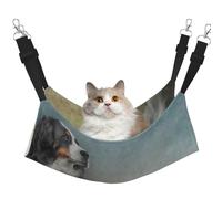 InOmak Mon Bouvier Bernois au Quotidien,Hamac Suspendu pour Chat, lit Suspendu Doux Double Face pour Petits Chiens,L