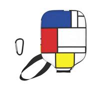 InOmak Mondrian Minimaliste De Stijl Modern Art, Housse de Raquette de Pickleball - Étui Compatible avec Toutes Les Formes et Tailles de Raquettes
