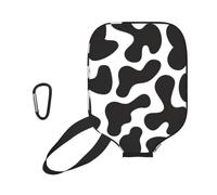 InOmak Motif sans Couture avec Vache tachetée, Housse de Raquette de Pickleball - Étui Compatible avec Toutes Les Formes et Tailles de Raquettes