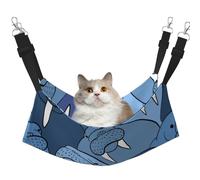 InOmak Mur du Morse,Hamac Suspendu pour Chat, lit Suspendu Doux Double Face pour Petits Chiens,M