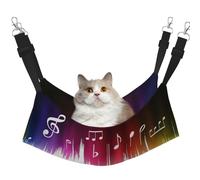 InOmak Note de Musique imprimée,Hamac Suspendu pour Chat, lit Suspendu Doux Double Face pour Petits Chiens,L