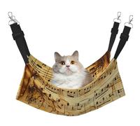 InOmak Notes de Musique,Hamac Suspendu pour Chat, lit Suspendu Doux Double Face pour Petits Chiens,M