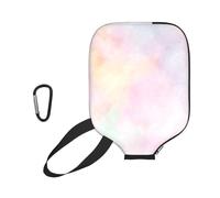 InOmak Pastel Doux, Couleurs Vives, Abstrait Calme, Les Arts, Housse de Raquette de Pickleball - Étui Compatible avec Toutes Les Formes et Tailles de Raquettes