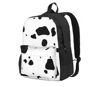 InOmak Peau de vache Dalmatiens Chien Taches Animal Animaux Dalmatien,Sac à dos à poches, sac à dos décontracté, sac d'école résistant à l'eau pour les voyages, la randonnée ou le camping
