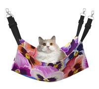 InOmak Pensées,Hamac Suspendu pour Chat, lit Suspendu Doux Double Face pour Petits Chiens,M