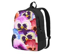 InOmak pensées,Sac à dos à poches, sac à dos décontracté, sac d'école résistant à l'eau pour les voyages, la randonnée ou le camping