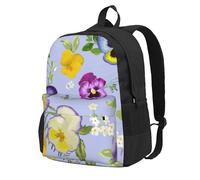 InOmak pensées,Sac à dos à poches, sac à dos décontracté, sac d'école résistant à l'eau pour les voyages, la randonnée ou le camping