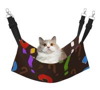 InOmak Point d'interrogation coloré,Hamac Suspendu pour Chat, lit Suspendu Doux Double Face pour Petits Chiens,M