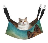 InOmak Portrait de Berger Allemand imprimé,Hamac Suspendu pour Chat, lit Suspendu Doux Double Face pour Petits Chiens,L