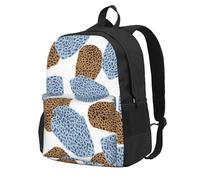 InOmak Résumé des meilleures et modernes peaux de léopard,Sac à dos à poches, sac à dos décontracté, sac d'école résistant à l'eau pour les voyages, la randonnée ou le camping