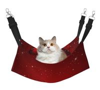 InOmak Saint-Valentin Paillettes Amour Coeurs Imprimés,Hamac Suspendu pour Chat, lit Suspendu Doux Double Face pour Petits Chiens,M
