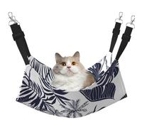 InOmak Silhouette de Feuilles de Palmiers tropicaux hawaïens,Hamac Suspendu pour Chat, lit Suspendu Doux Double Face pour Petits Chiens,L