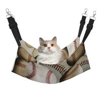 InOmak Sports Baseball,Hamac Suspendu pour Chat, lit Suspendu Doux Double Face pour Petits Chiens,M
