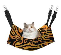 InOmak Tigre à imprimé Animalier,Hamac Suspendu pour Chat, lit Suspendu Doux Double Face pour Petits Chiens,L
