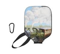 InOmak Train à Vapeur et Chemin de Fer, Housse de Raquette de Pickleball - Étui Compatible avec Toutes Les Formes et Tailles de Raquettes