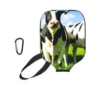 InOmak Vaches Qui mangent dans Les pâturages d'été, Housse de Raquette de Pickleball - Étui Compatible avec Toutes Les Formes et Tailles de Raquettes