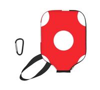 InOmak Zone du Cercle Rouge, Housse de Raquette de Pickleball - Étui Compatible avec Toutes Les Formes et Tailles de Raquettes