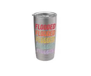 Inondé Gobelet isotherme en acier inoxydable double paroi