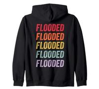 Inondé Sweat à Capuche
