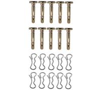 INOOMP 1 Ensemble Accessoires De Cours De Neige Épingles Cisaille pour Souffleuse à Neige Goupilles Fendues Goupille Fendue pour Souffleuse à Neige Pièces De Neige Acier Inoxydable