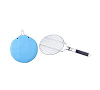 INOOMP 1 Ensemble Clip de Barbecue Acier Inoxydable avec de Rangement Outils Portable pour Poissons et Viandes Accessoire Indispensable pour Camping et Barbecue Plein Air