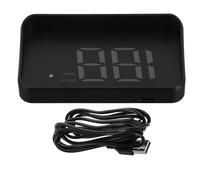 INOOMP 1 ensemble de compteur de vitesse GPS universel pour voiture, affichage vert, suivi de vitesse en temps réel, écran LCD, compteur de vitesse USB pour véhicules