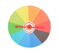 INOOMP 1 Ensemble Roulette de Tirage Au Sort Accessoire de Jeu Éducatif pour Activités Apprentissage Amusantes pour Fêtes et Événements