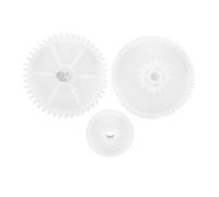 INOOMP 1 Jeu d'Engrenages de Rechange à Viande en Plastique Robuste, Installation Simple, Accessoires la Cuisine pour Préparation Maison de Viande et Saucisses